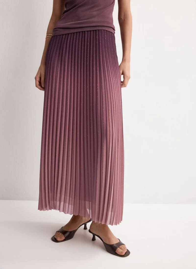 مانجو Pleated flared skirt